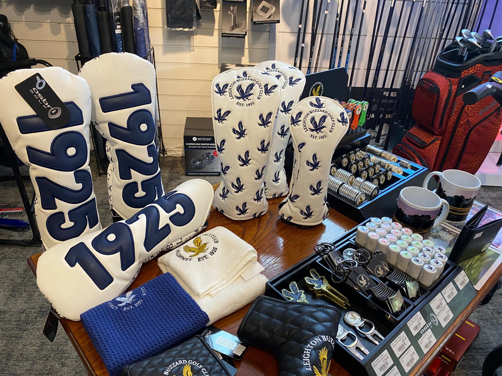 Leighton Buzzard Golf Club headcovers, towels and accessories